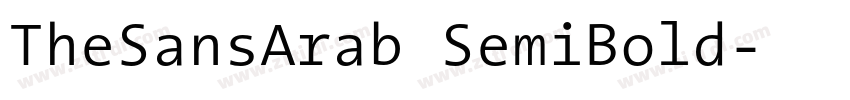 TheSansArab SemiBold字体转换 TheSansArab SemiBold字体转换